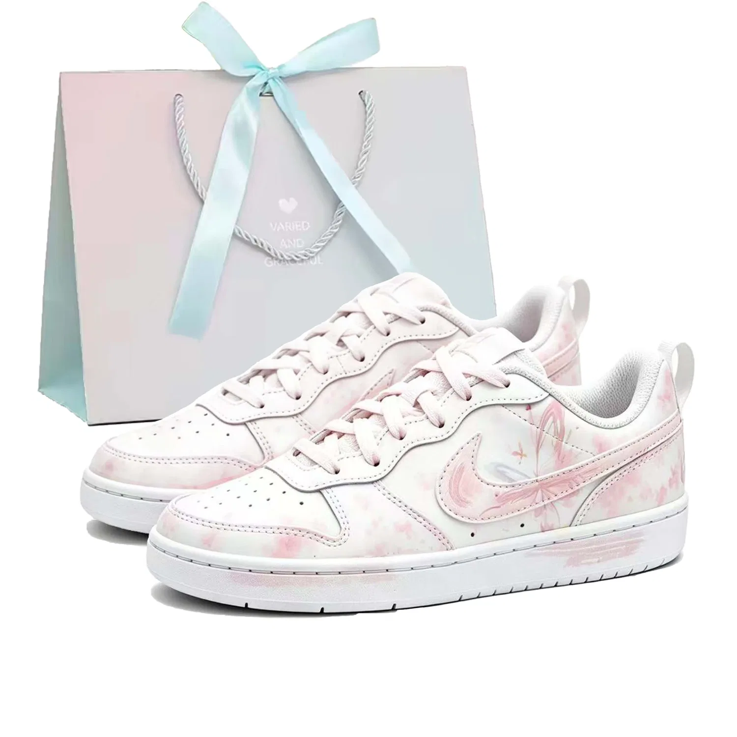 Детские кроссовки для скейтбординга Court Borough Nike, Peach