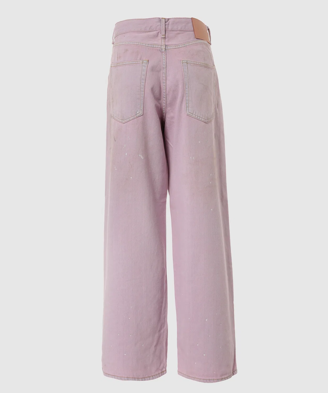 Джинсы свободного кроя с принтом 1981 U Pink Trafalgar Acne Studios, Pink — фото 2