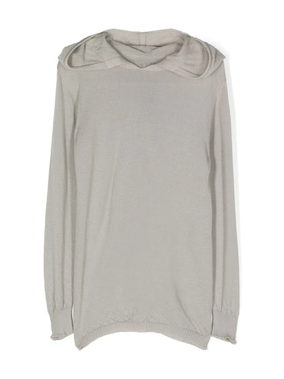Худи из кашемира Rick Owens, серый