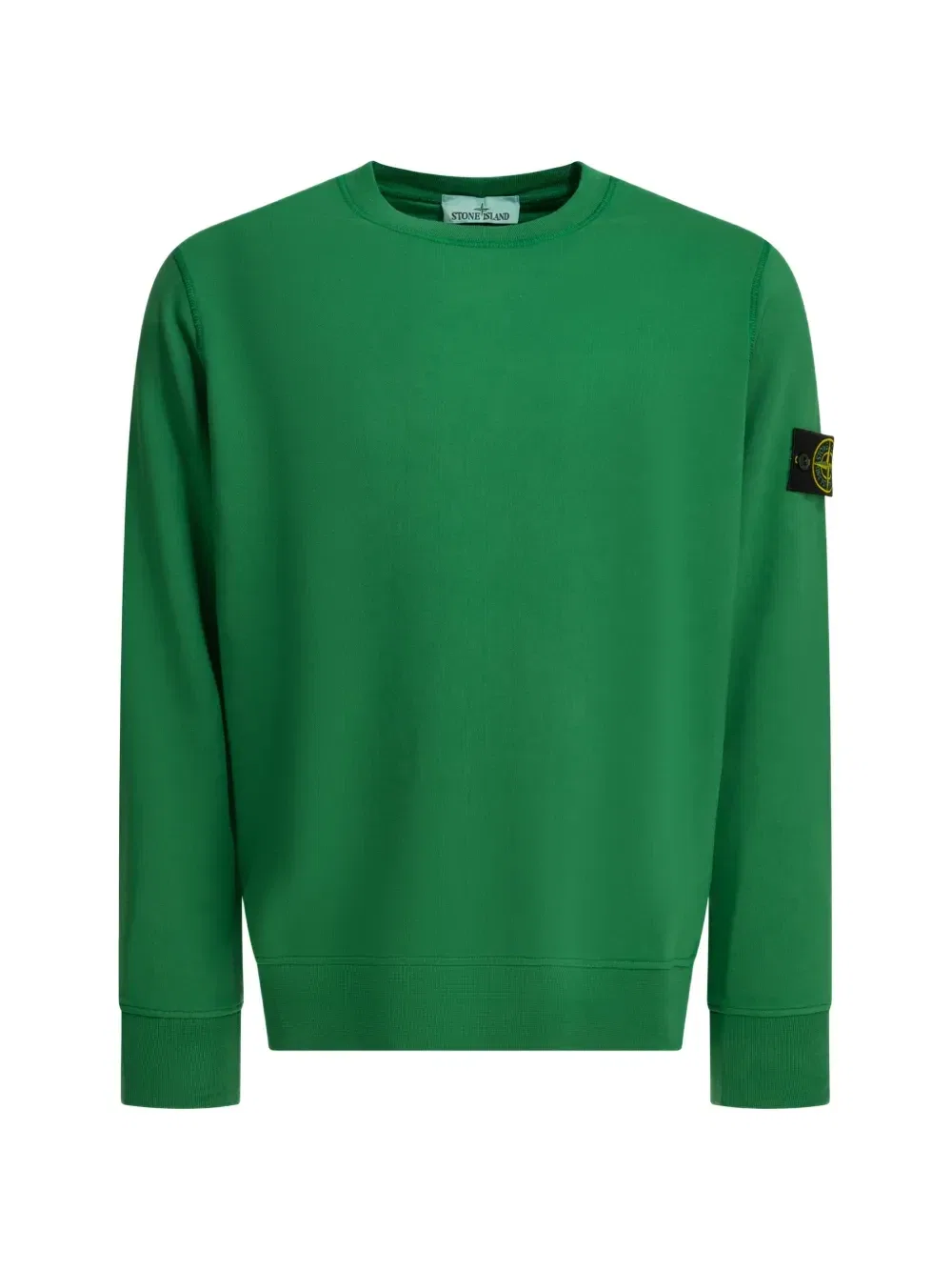 Свитер с нашивкой-логотипом Stone Island, зеленый