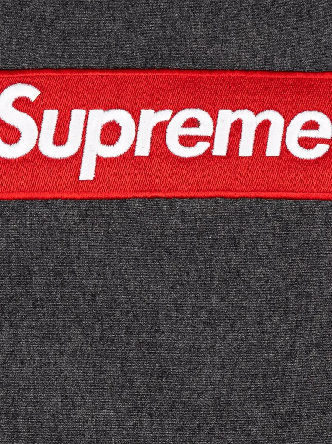 Supreme Худи Box Logo серый — фото 2