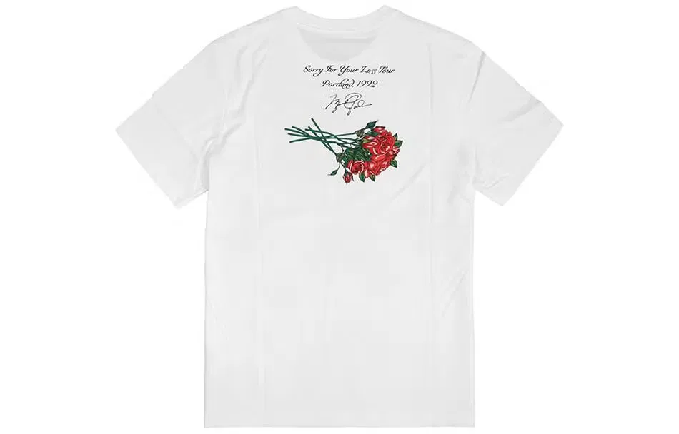 Футболка с принтом Air Flight Rose Jordan, белый — фото 2
