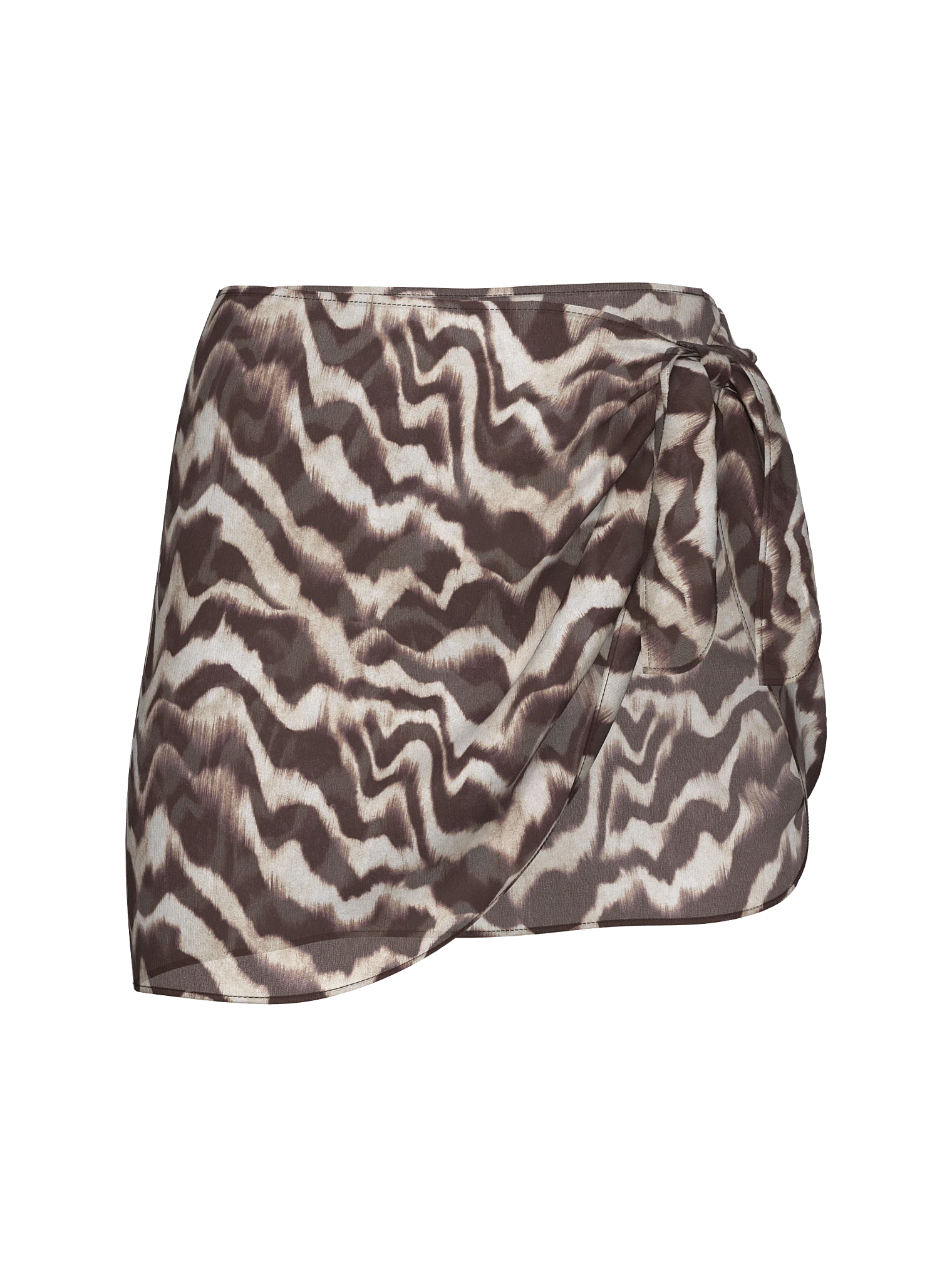 

Купальник Victoria's Secret Swim Sheer Crinkle Mini, коричневый