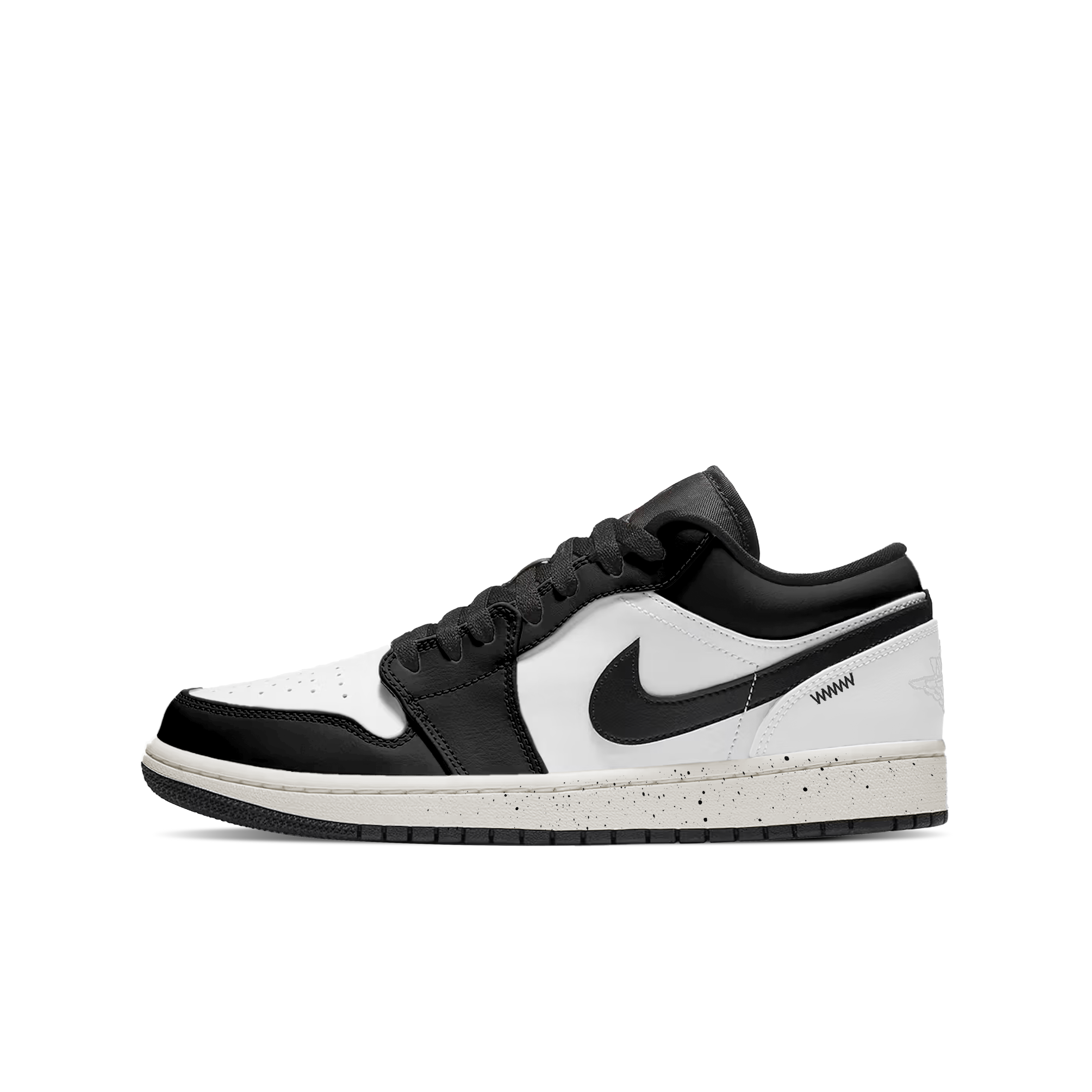 

Jordan Кроссовки баскетбольные Air 1 Low Top Vintage унисекс черно-белые