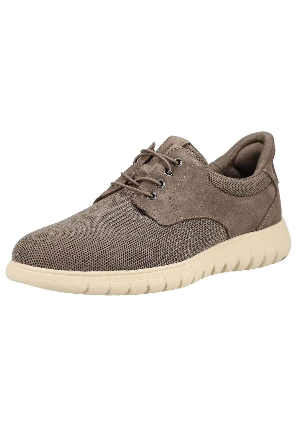 Кроссовки низкие на шнуровке Geox, taupe