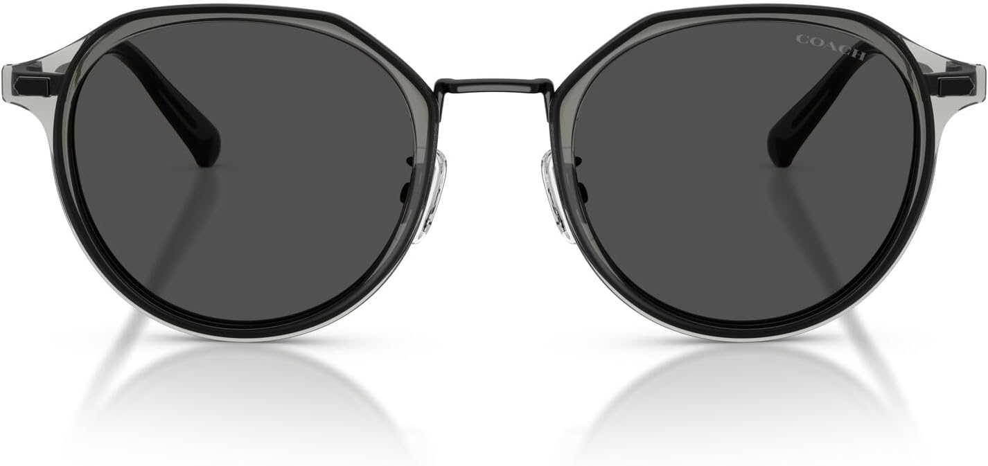 

Очки COACH mens Hc7183, Satin Black/Grey Solid