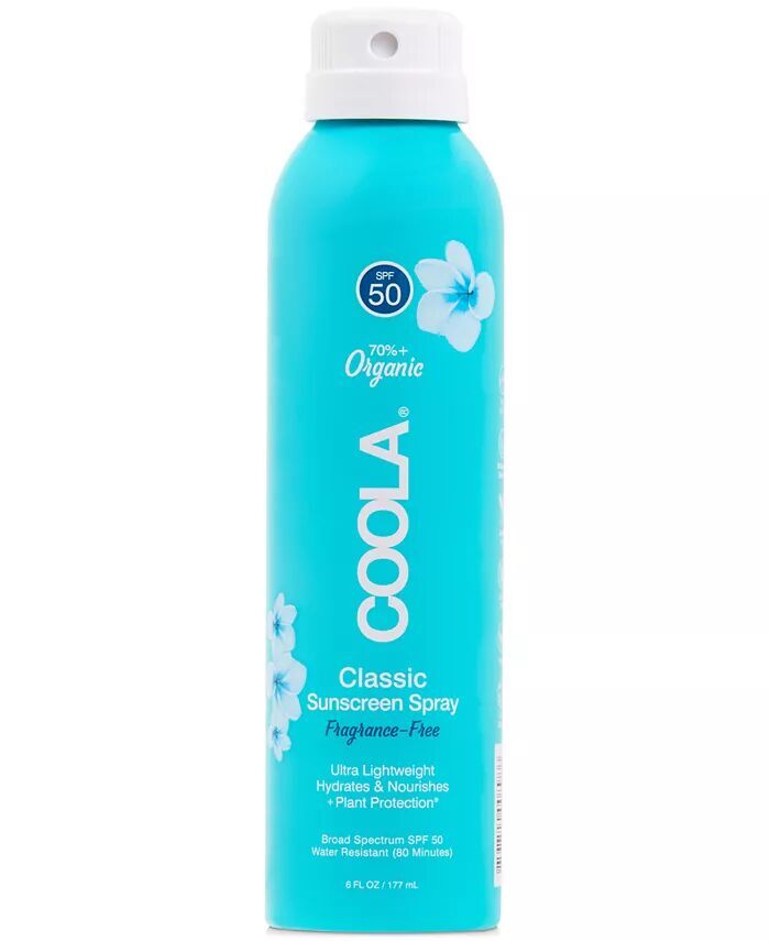 

Классический солнцезащитный спрей для тела SPF 50, 6 унций Coola
