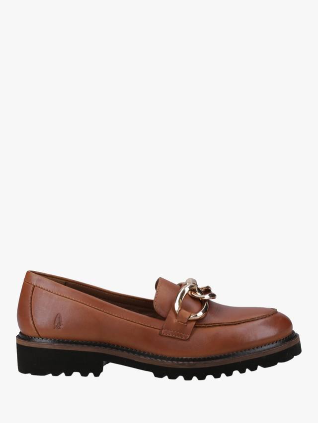 Кожаные мокасины джанны Hush Puppies, желто-коричневый