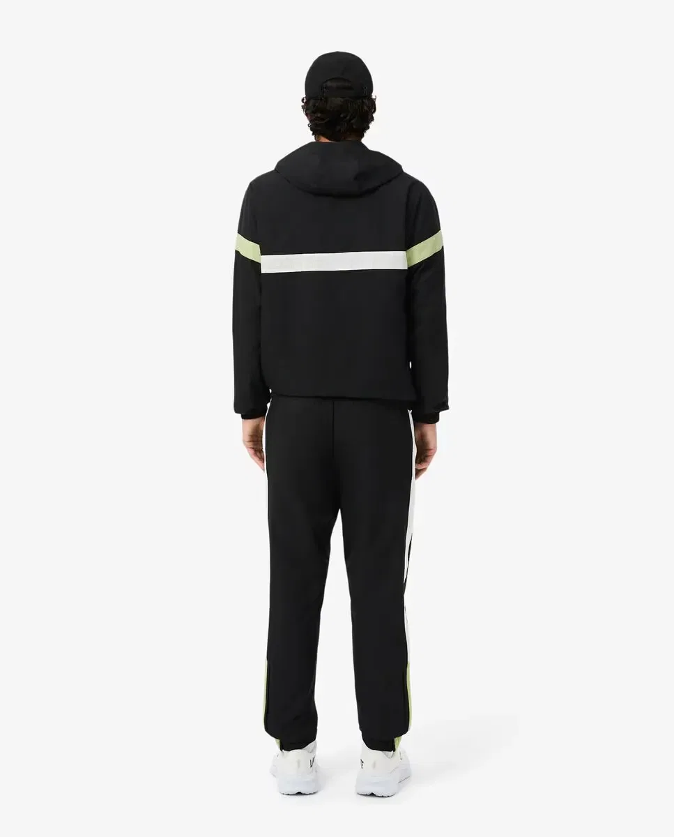 Мужской спортивный костюм с блок-принтом Lacoste, Negro — фото 2