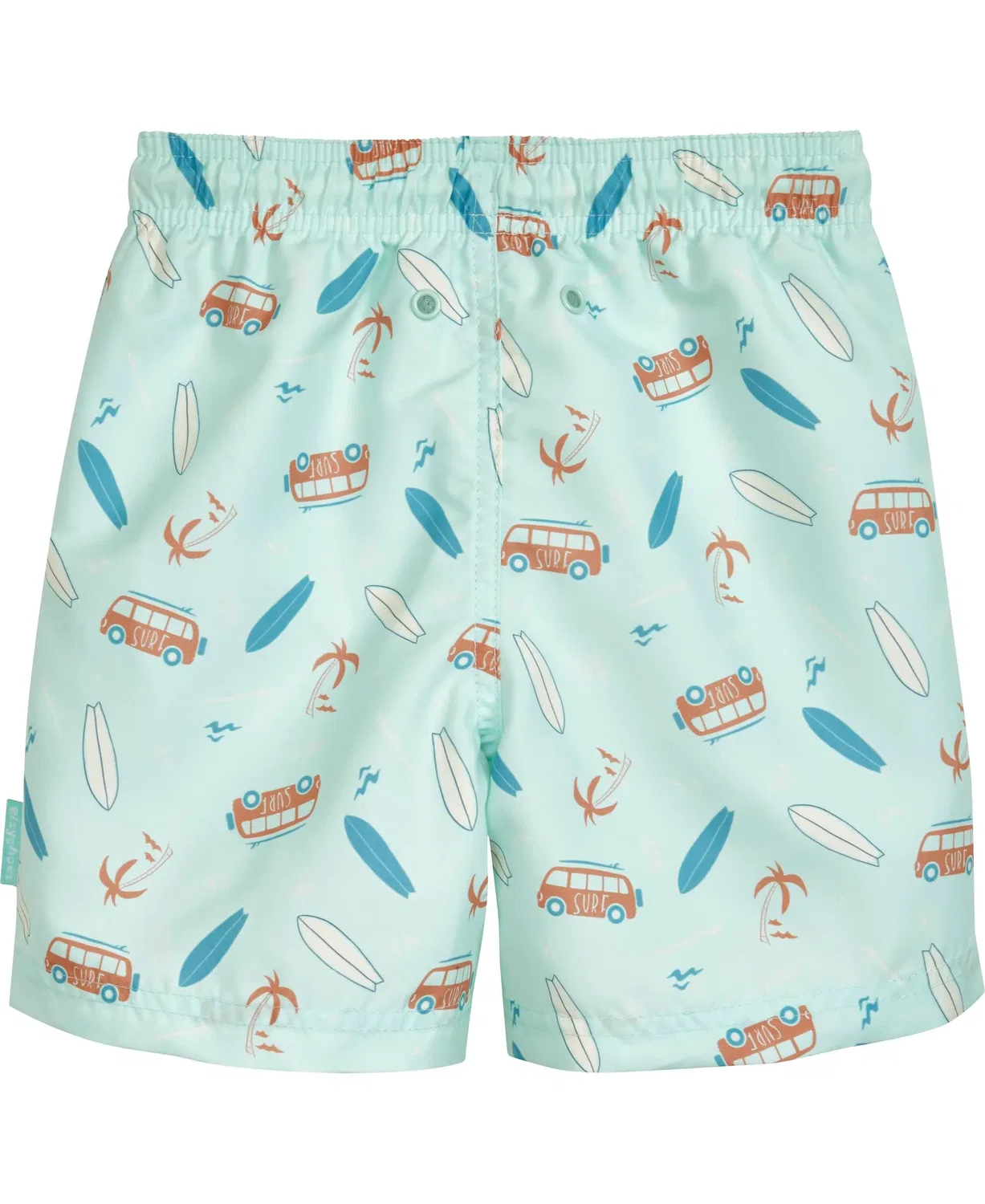 Шорты для плавания с принтом Surf-Bus Playshoes, мятный — фото 2