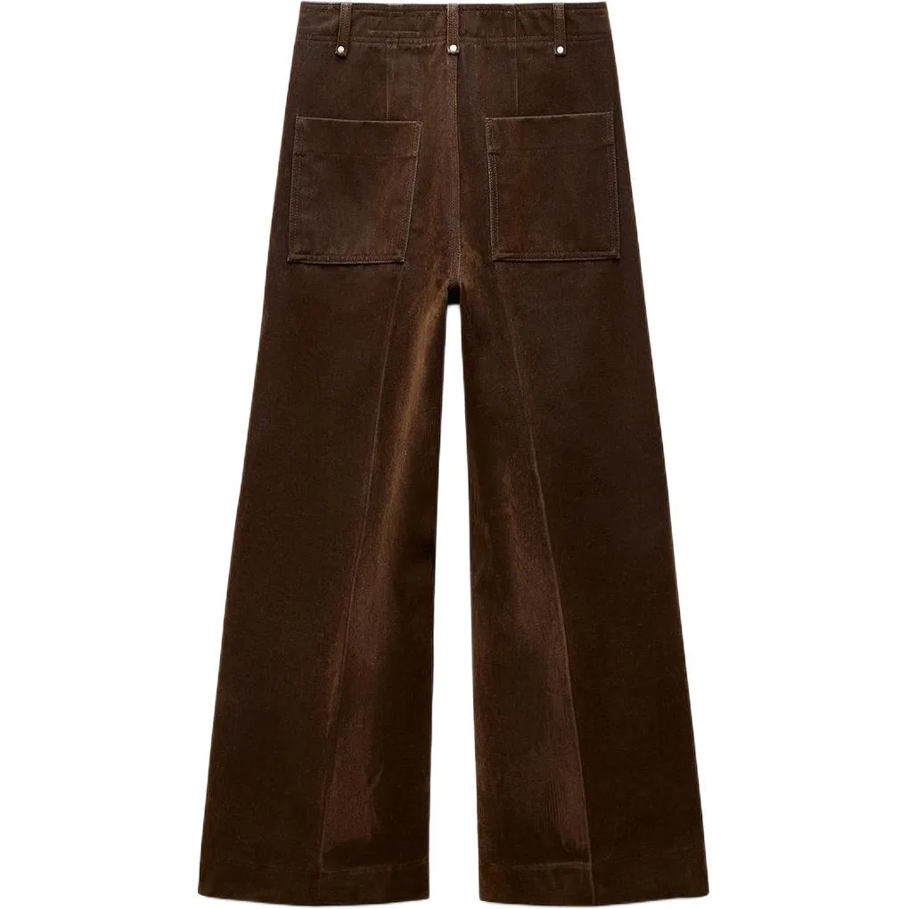 Женские джинсы свободного кроя Brown ZARA, Brown — фото 3