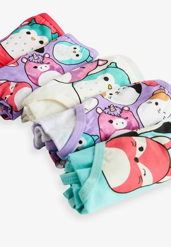 Трусы 5 штук Squishmallow Next, красный, зеленый — фото 2