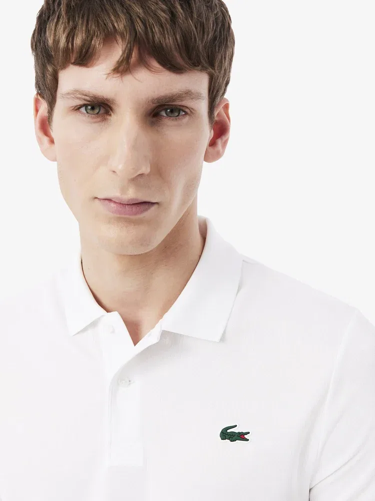 Футболка поло с коротким рукавом Daniil Medvedev LACOSTE, White — фото 2