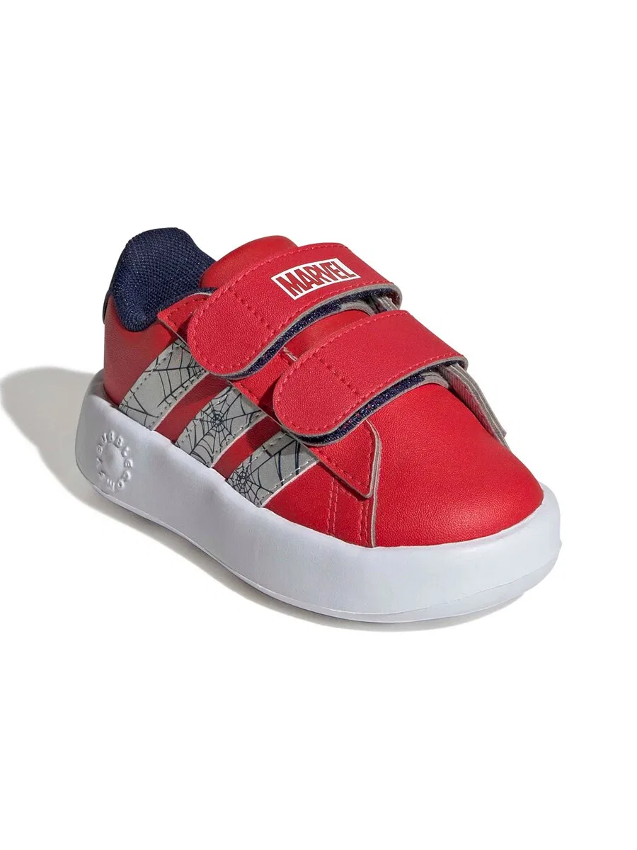 Кроссовки ADIDAS SPORTSWEAR 'GRAND COURT SPIDER-MAN' красного цвета