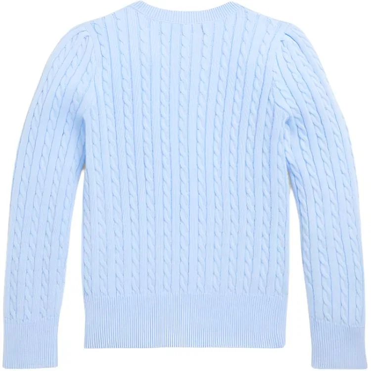 Детский джемпер с длинным рукавом Polo Ralph Lauren, Sky Blue — фото 3