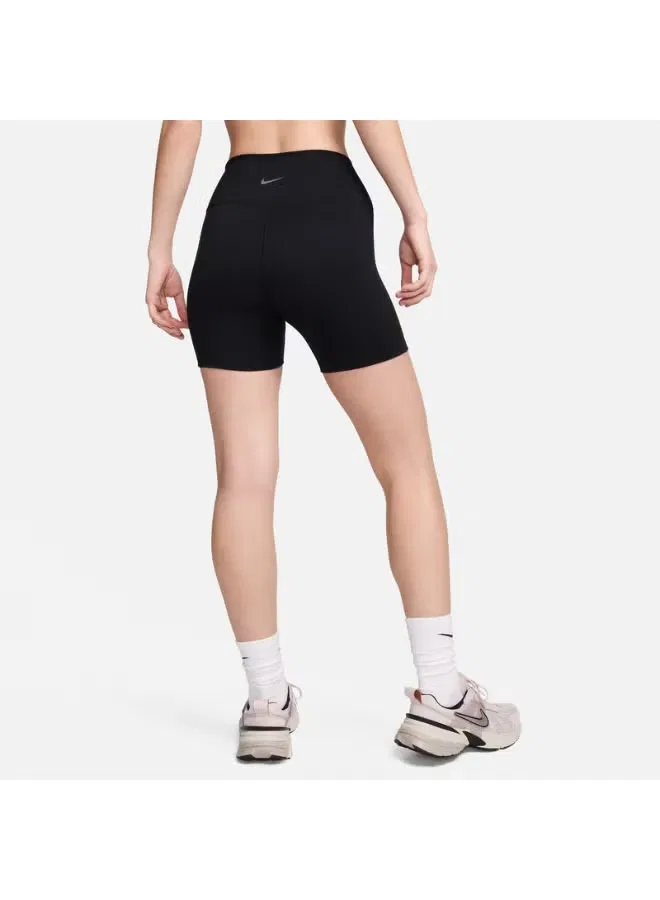 Шорты с высокой посадкой Dri-Fit One Nike, черный — фото 2