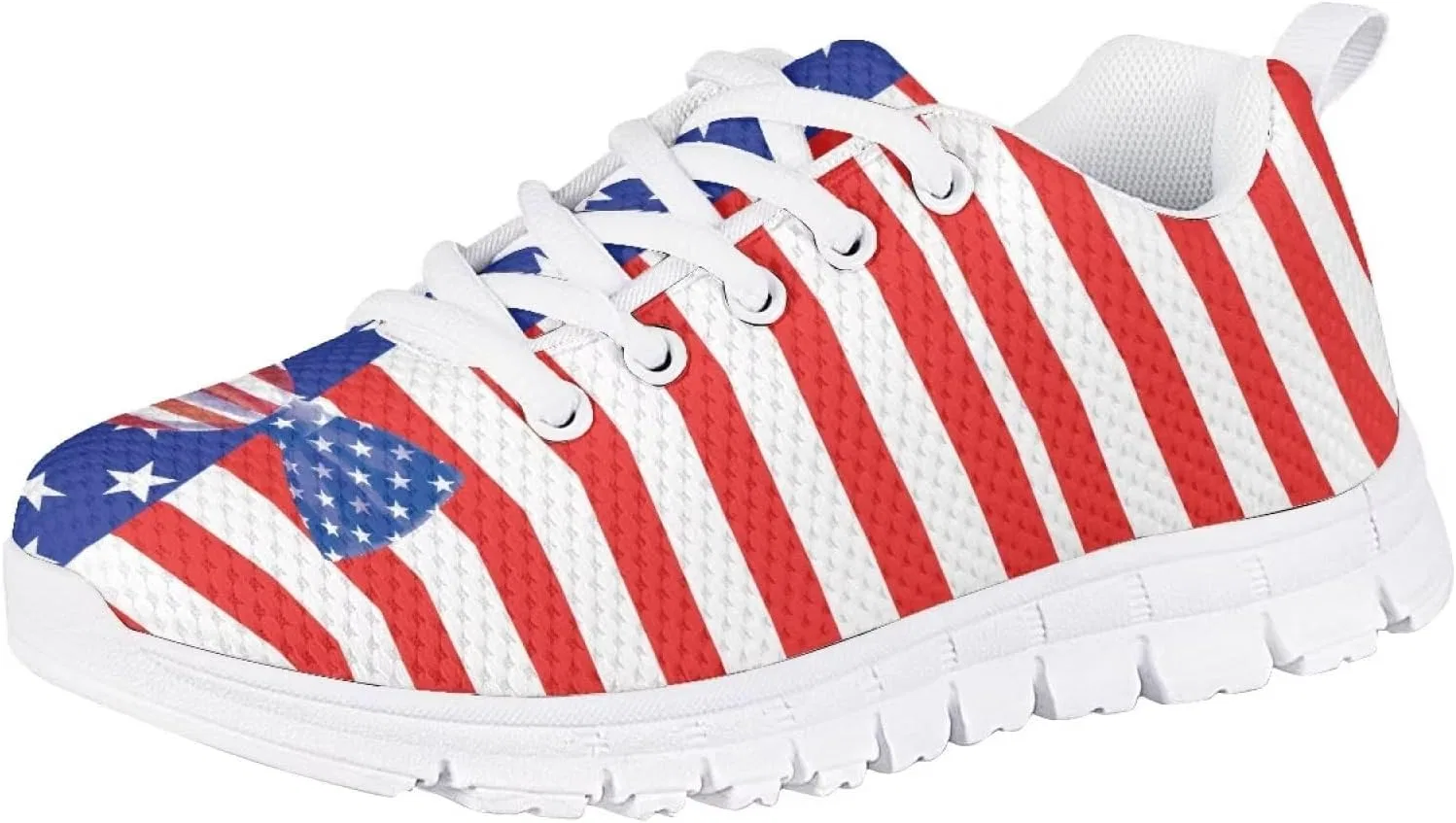 Детские кроссовки для девочек с ремешком Snilety, Usa Flag
