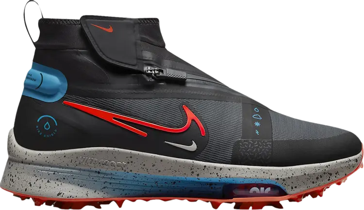 

Бутсы Nike Air Zoom Infinity Tour 2 Shield 'Anthracite Bright Crimson', черный
