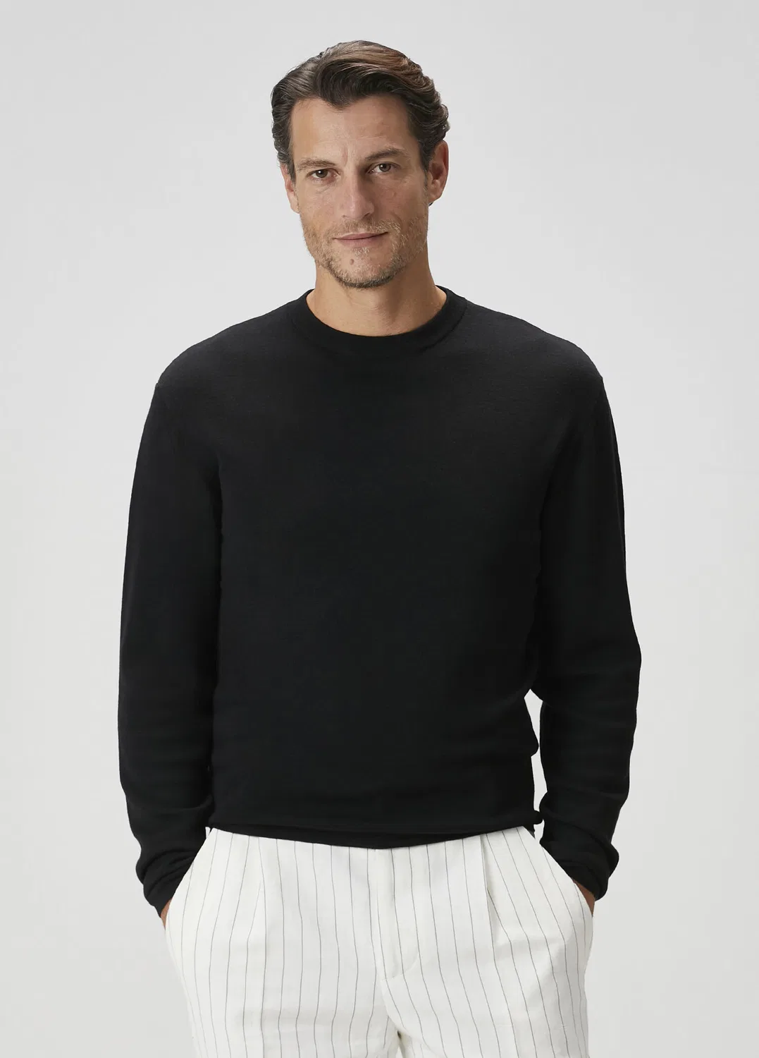 Свитер с логотипом Jacquemus, черный