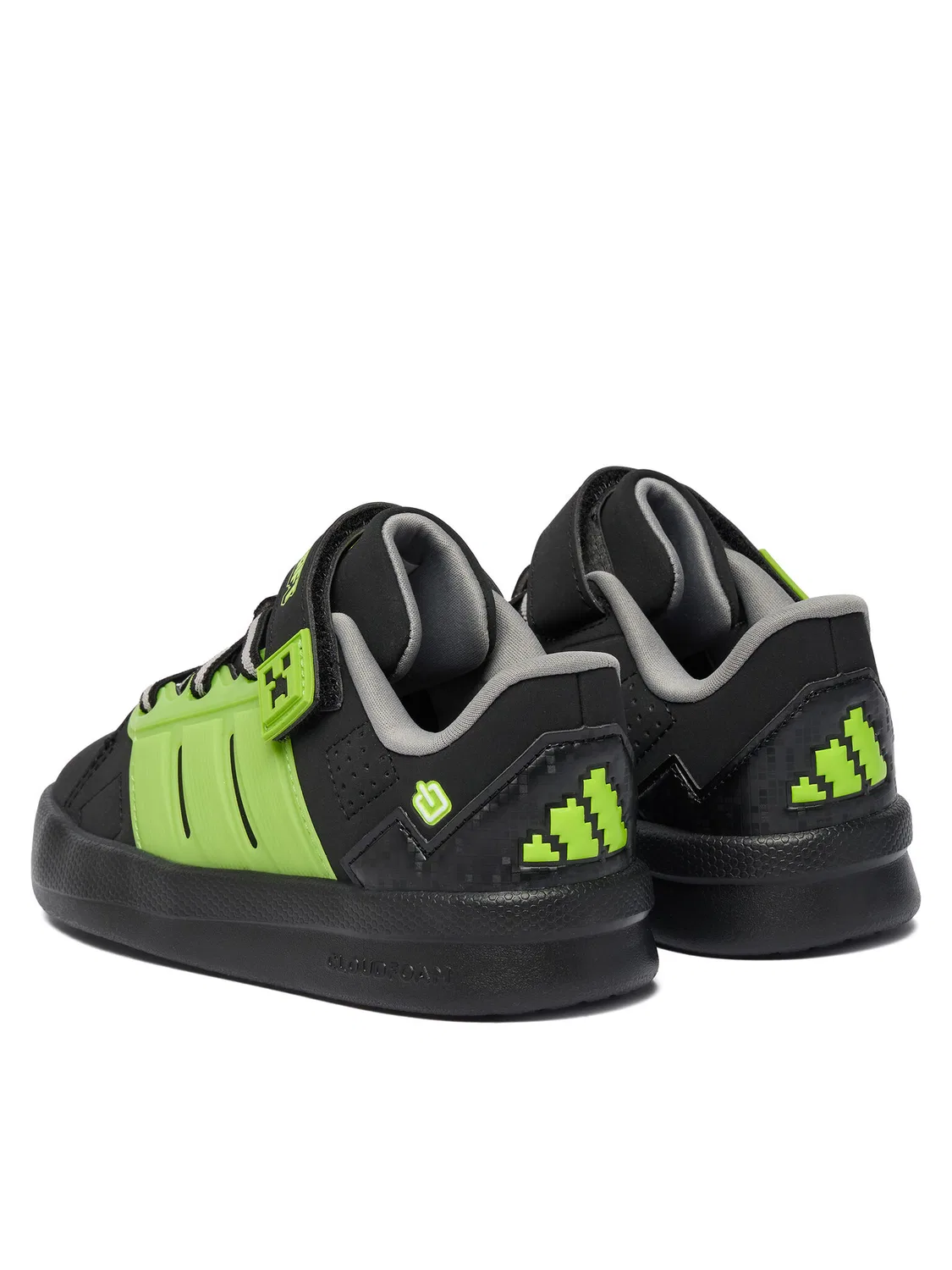 Кроссовки для мальчика Minecraft Lightorama Court Shoes Children Adidas, черный — фото 3