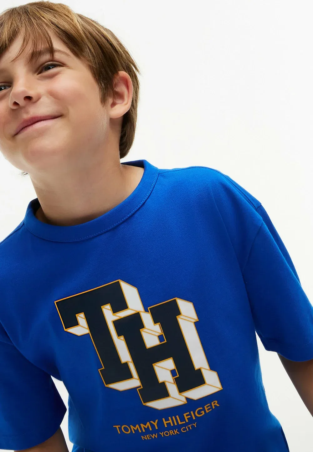 Футболка с логотипом университетской команды - футболка с принтом Tommy Hilfiger, Vibrant Blue — фото 4