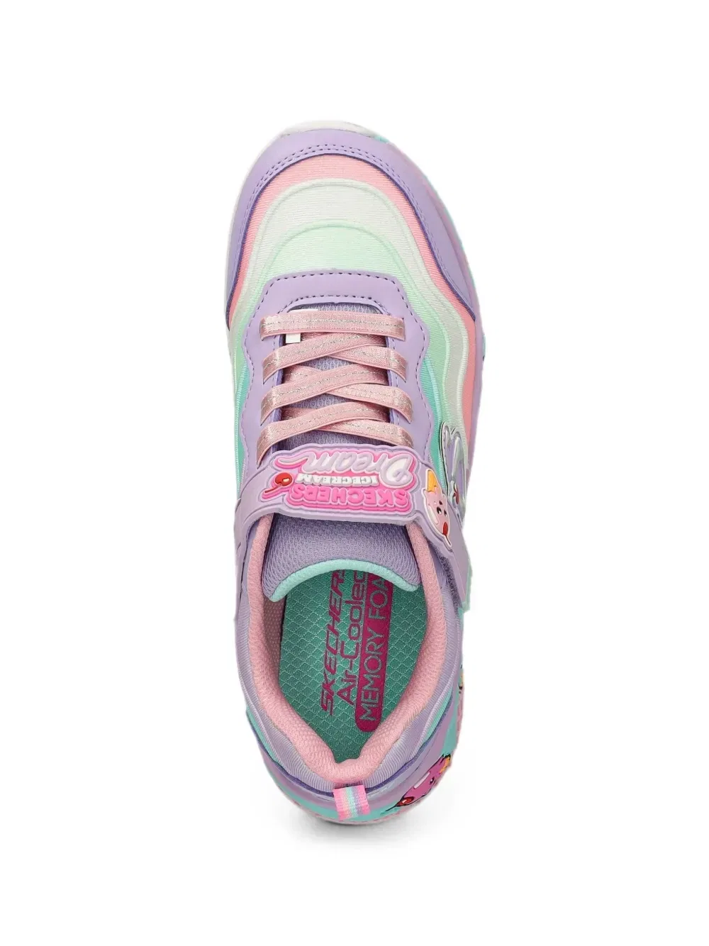 Кроссовки Sundae Sweeties на липучках Skechers, фиолетовый — фото 4