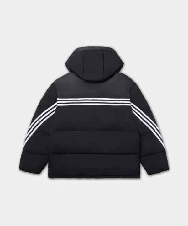 Куртка-пуховик короткая, утепленная, Adidas, черный — фото 2