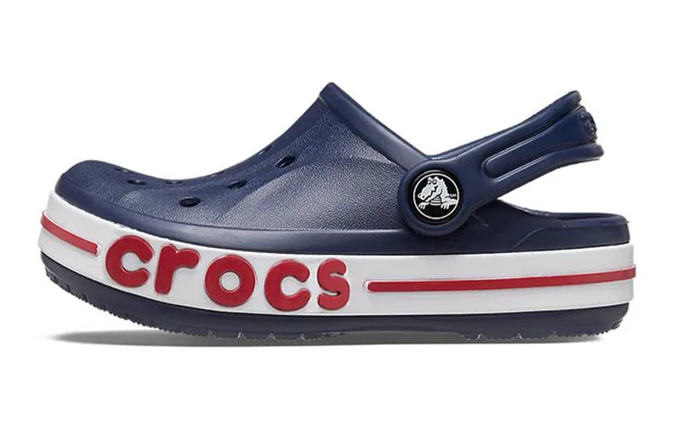 Детские сандалии с противоскользящей подошвой Bayaband Clog Crocs, Black Red White — фото 3