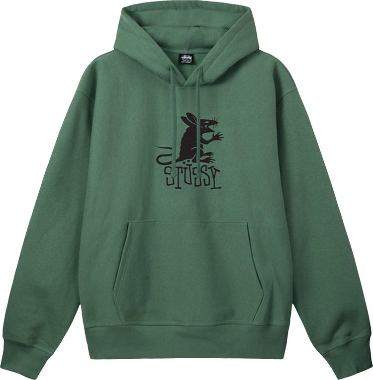 

Худи Stussy Rat Hoodie 'Green', зеленый