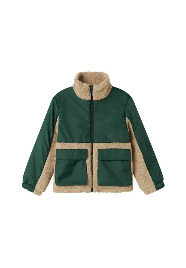 Куртка утепленная Teddy Name It, Dark Green, темно-зеленый