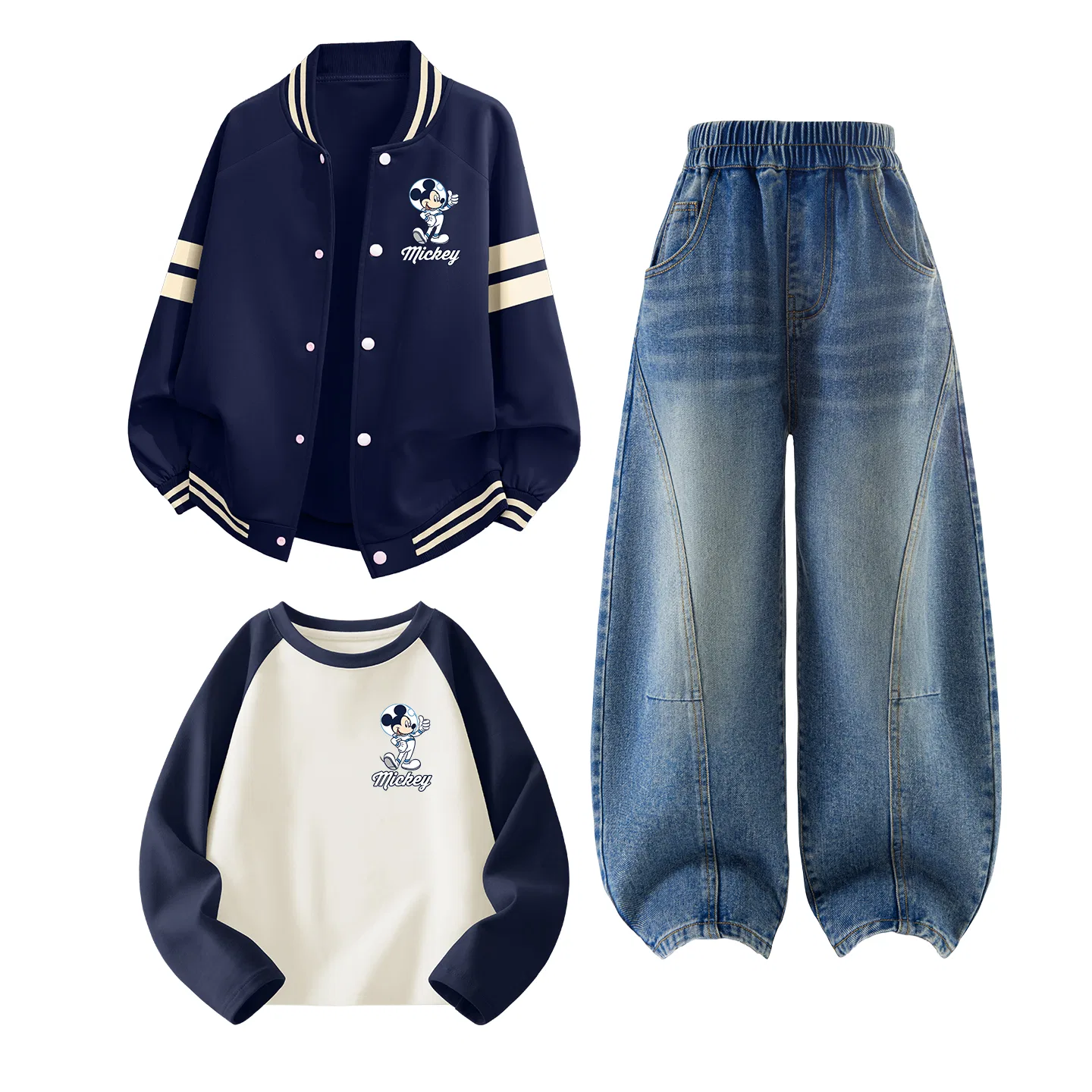 Детский спортивный комплект с принтом Astronaut K Navy Blue, Disney, Цвет Navy Blue/Denim Blue