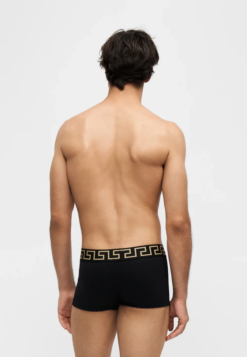 Комплект нижнего белья (2 шт.) - боксерские шорты Versace, Black — фото 2