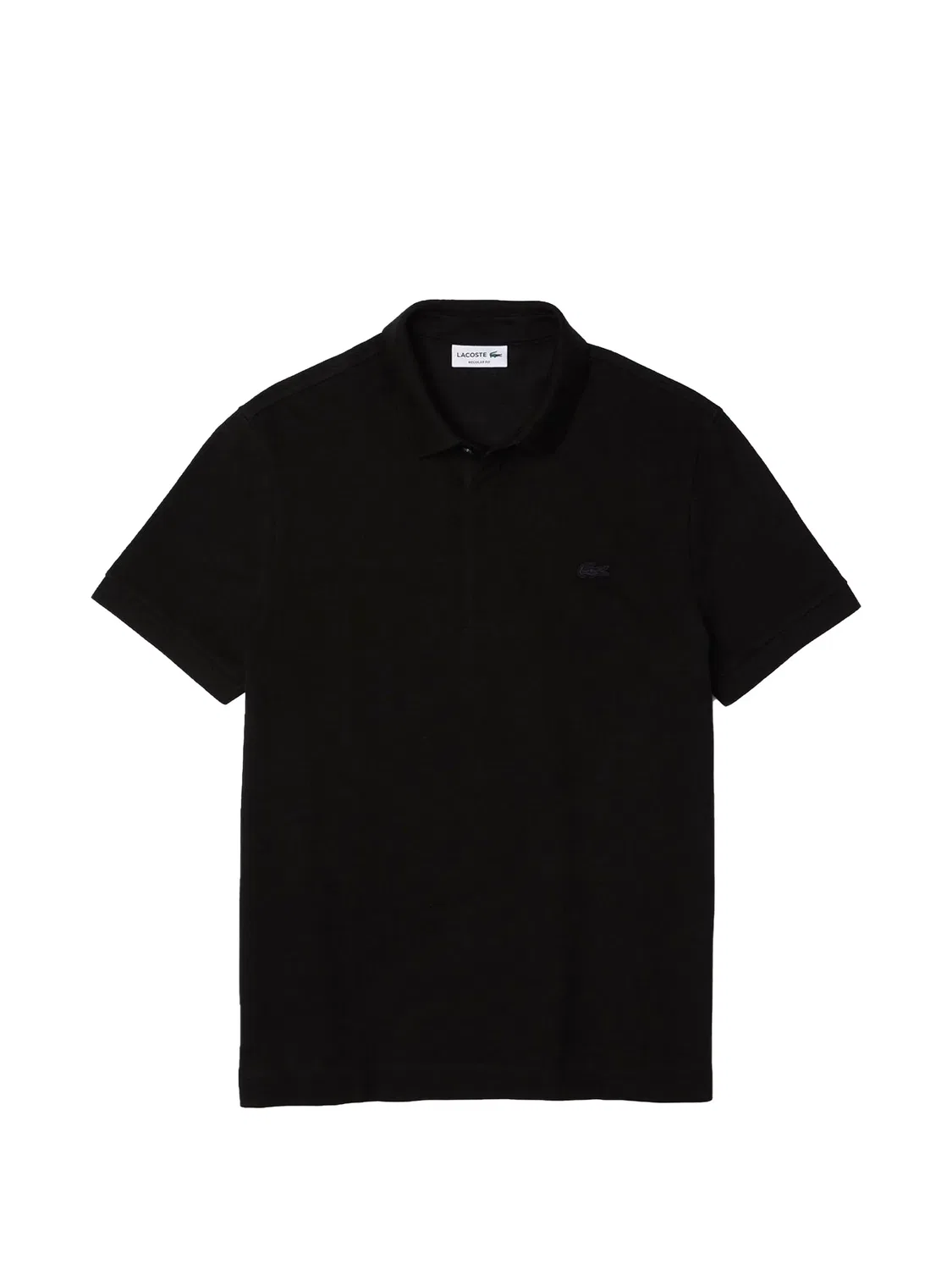 Футболка-поло Черная Lacoste, черный