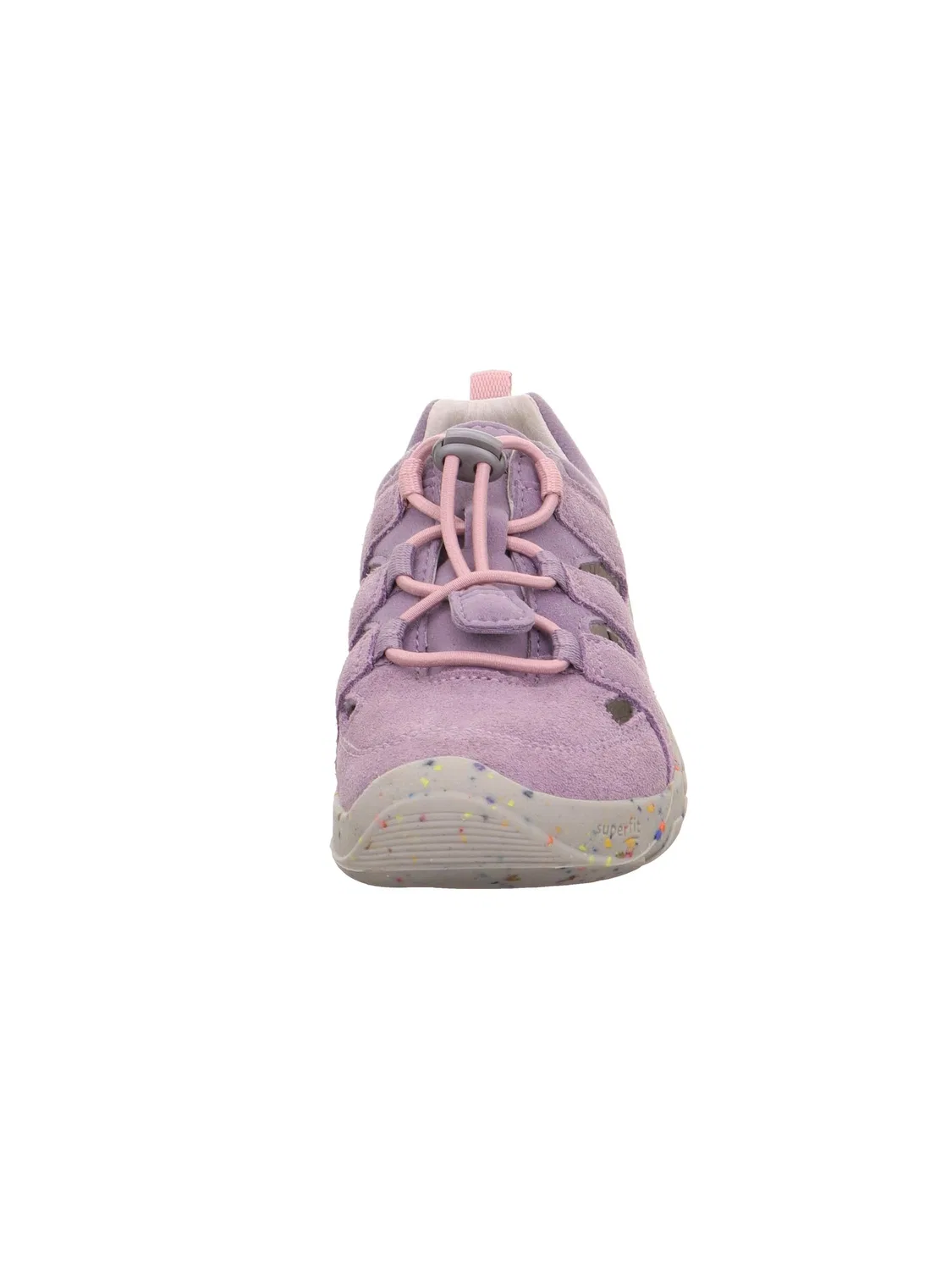 Детские кроссовки для девочек с принтом Trace Superfit, Purple Pink — фото 2