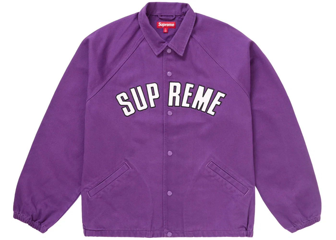 Мужская куртка с принтом Supreme Arc Denim Coaches Jacket, Purple