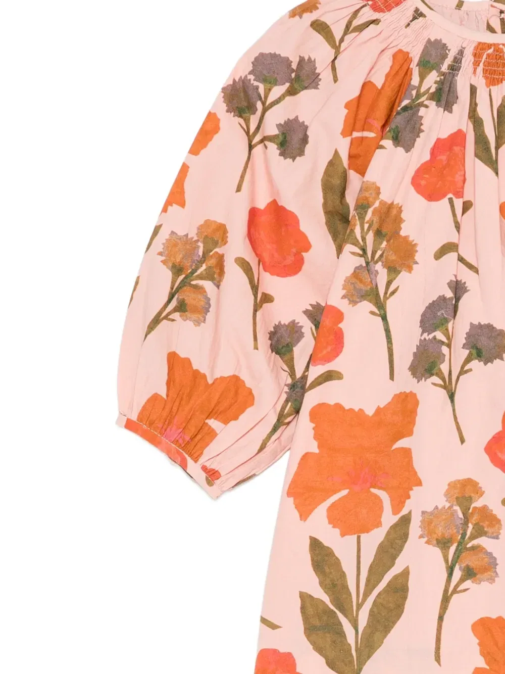 Цветочное платье Muce Bonpoint, розовый — фото 3