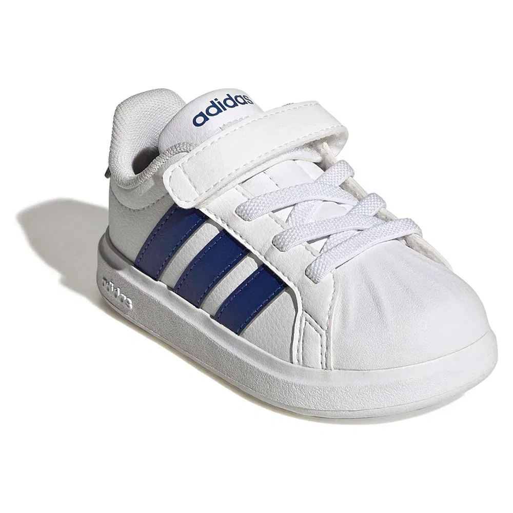 Детские кроссовки для девочек с мыском-ракушкой Streettalk Adidas, White — фото 2