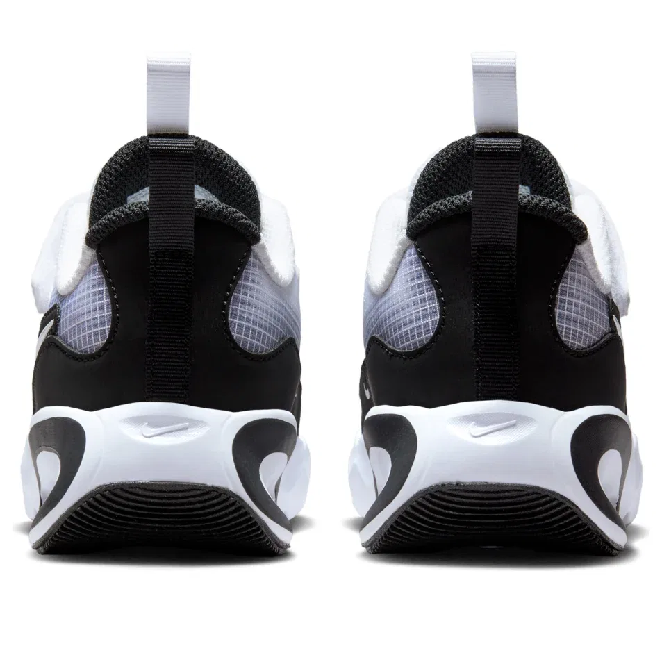 Детские кроссовки с сетчатым верхом Air Max Nova 'White Black' Nike, White/White/Black/Wolf Gray — фото 4