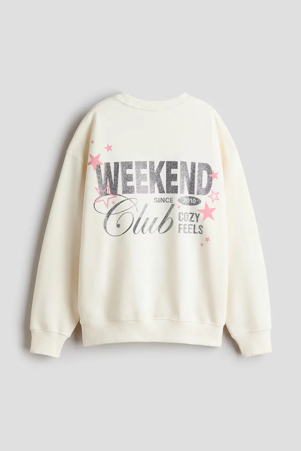 Толстовка с рисунком H&M, Cremefarben/Weekend Club — фото 2