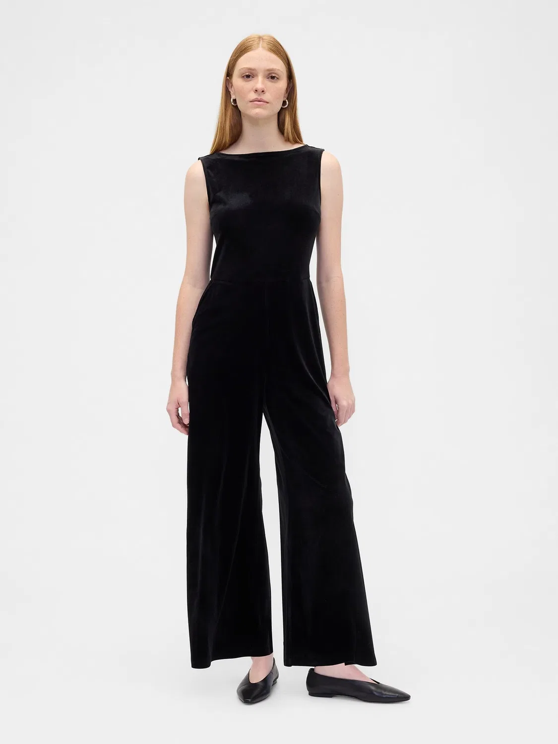 Комбинезон Wide-Leg Gap, черный
