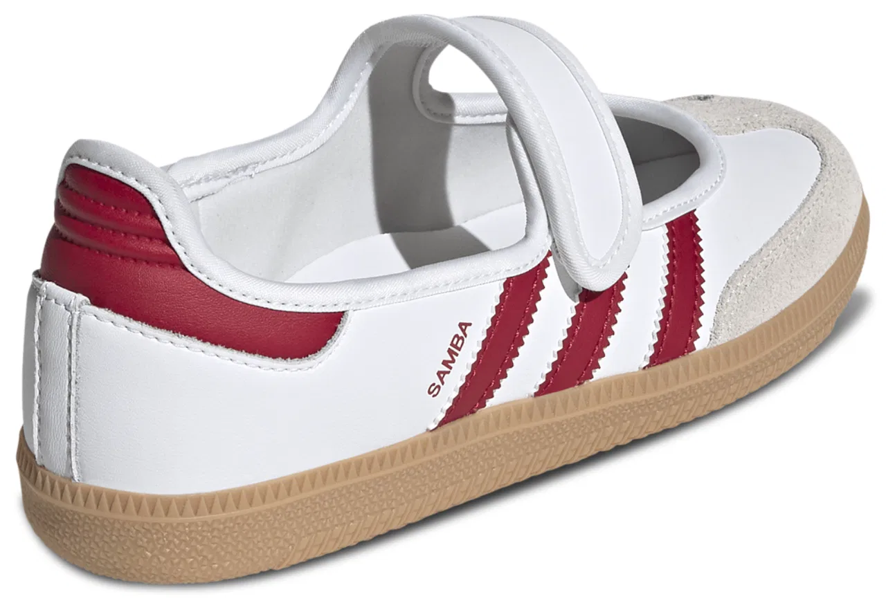 Кроссовки для девочек Samba Mary Jane Adidas, цвет Gum/Team Victory Red/Footwear White — фото 3