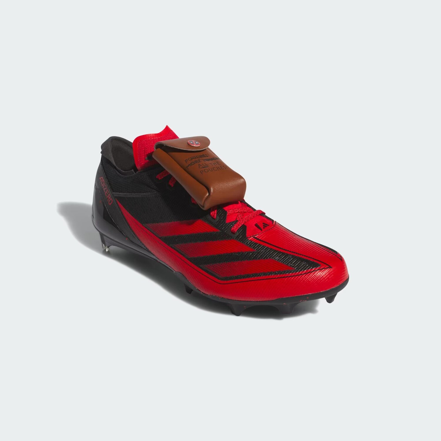 Футбольные бутсы Adidas Adizero Electric x Marvel 'Deadpool', черный/красный — фото 4