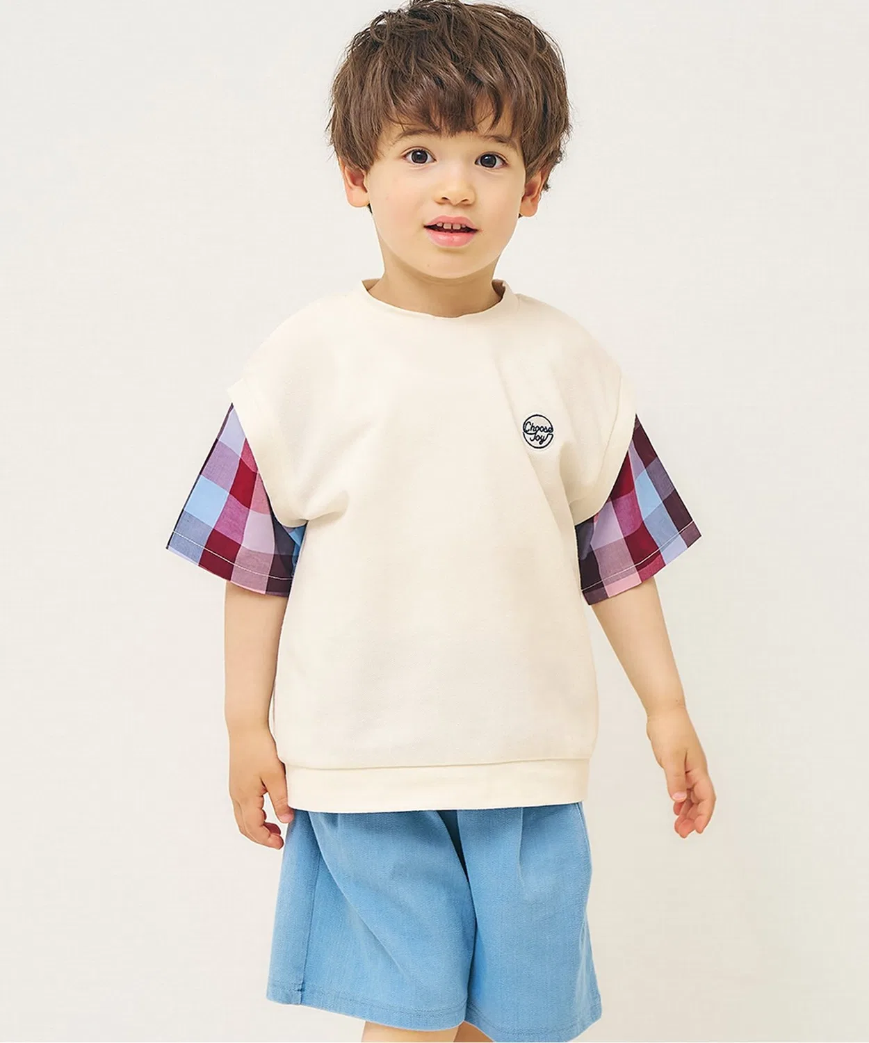 Детская футболка с контактной прохладой Best Layered Docking Top apres les cours, Check