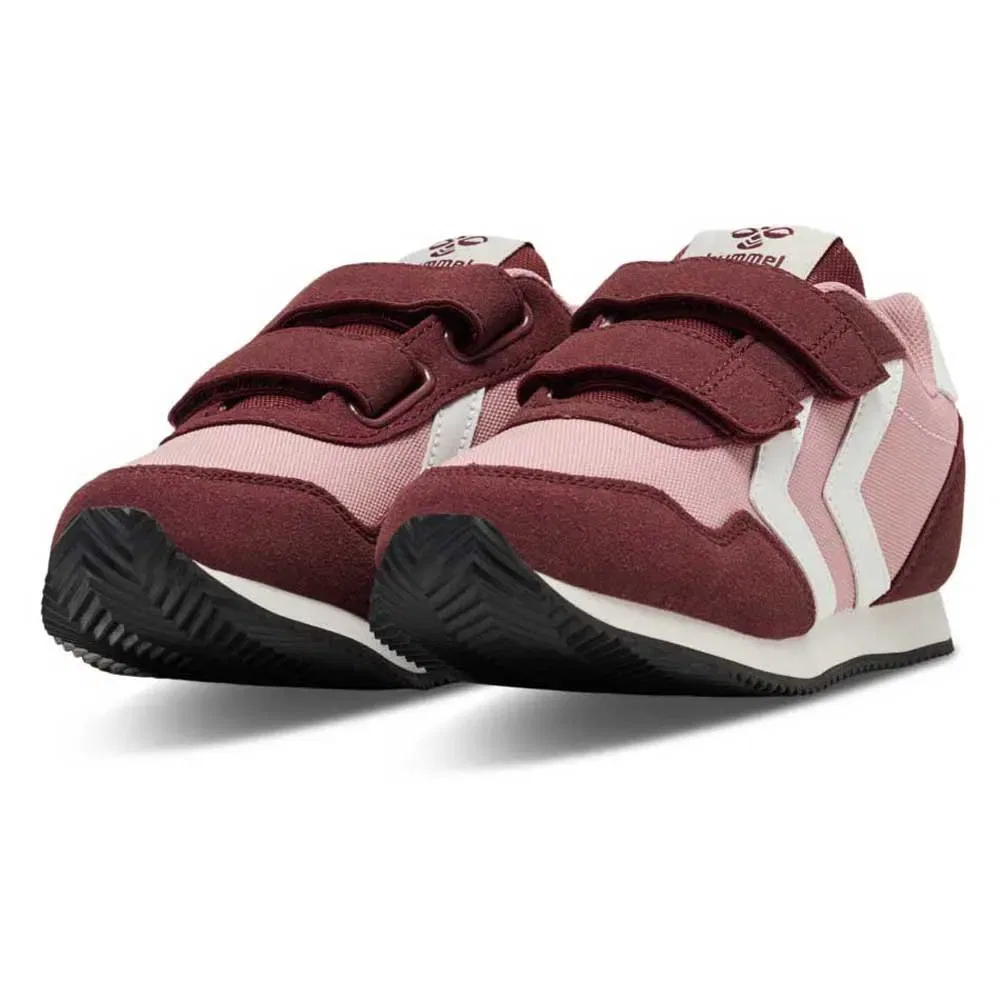 Детские кроссовки для девочек с ретро-стилем Reflex Double Multi Hummel, Pink — фото 4