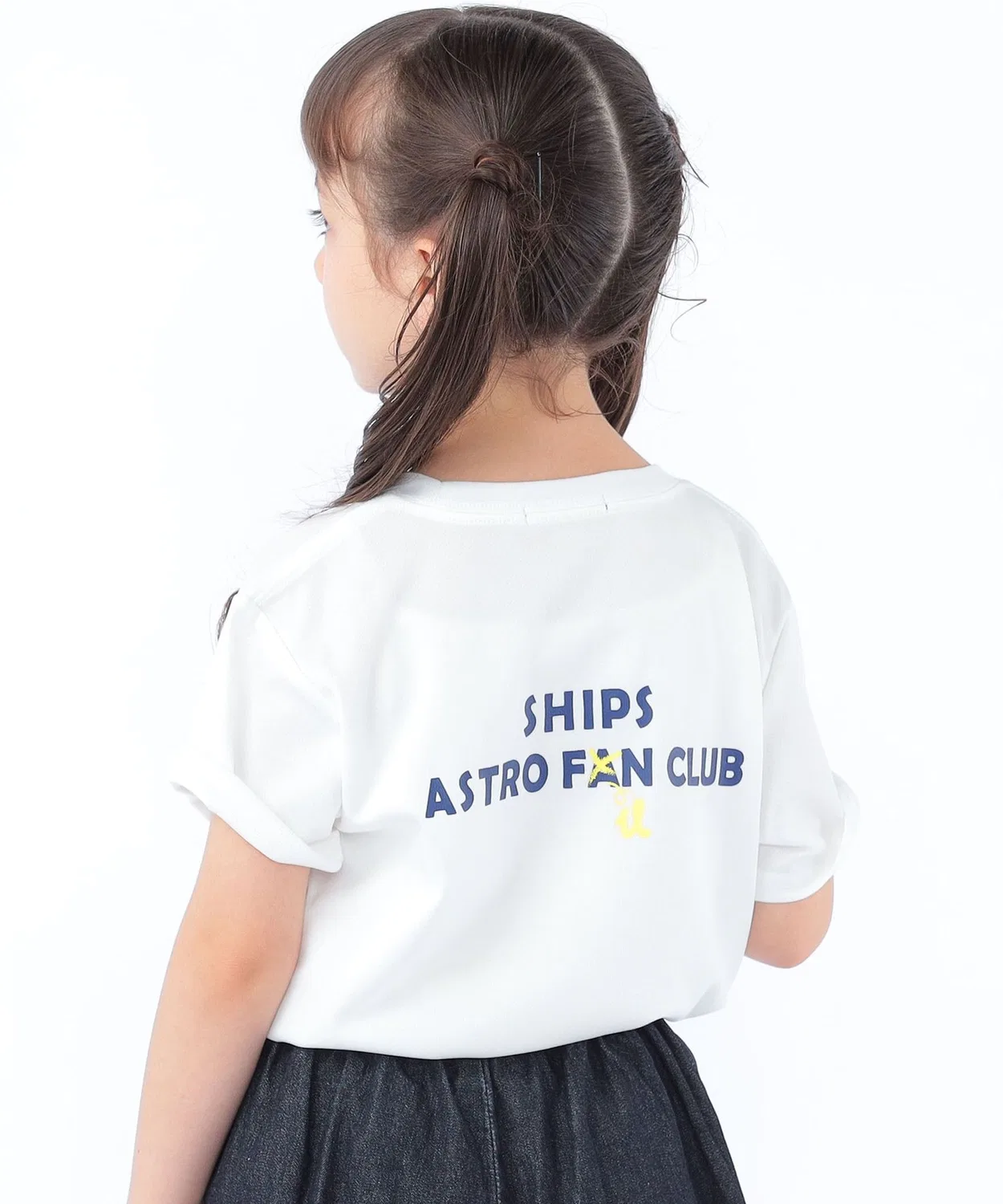 Детская футболка с принтом Summer Triangle SHIPS, Off White — фото 3