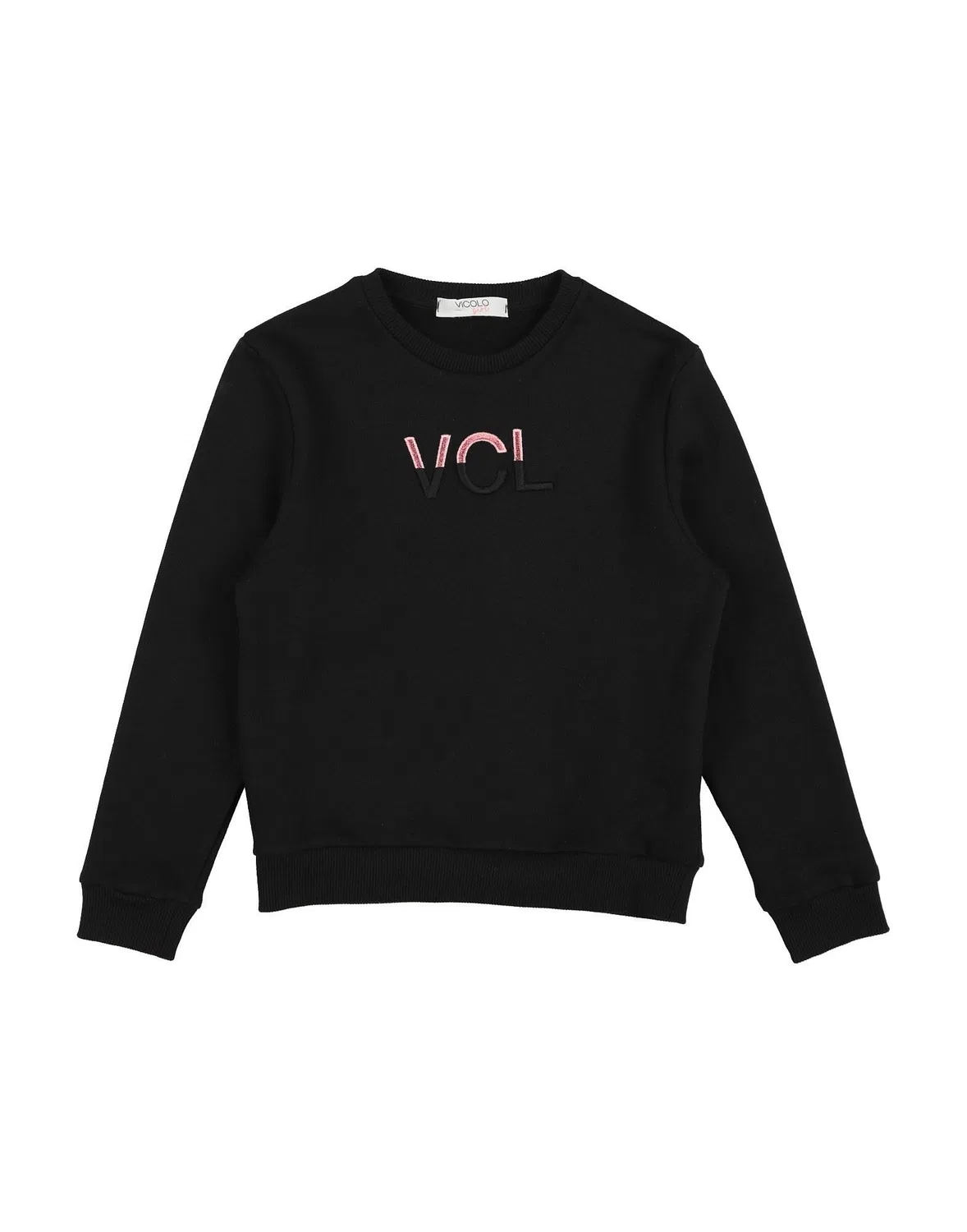Детское худи с металлическим напылением Vicolo, черный