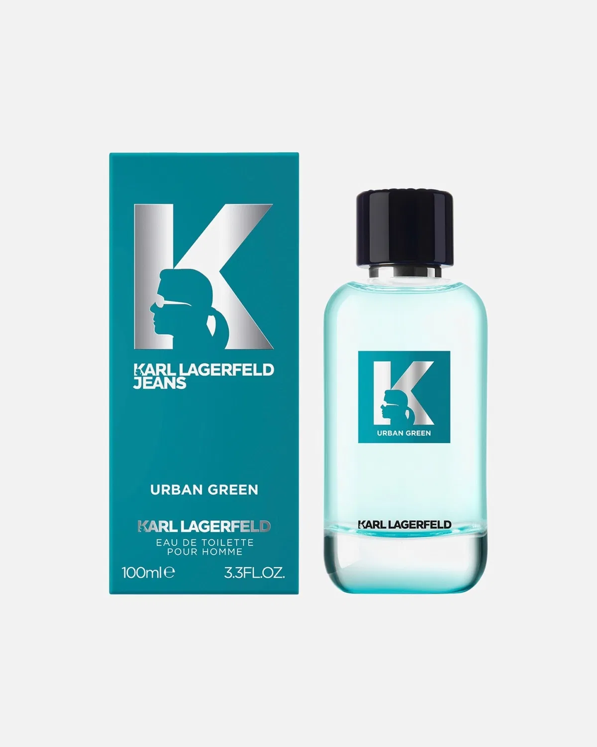 Туалетная вода джинсовая городская зеленая Karl Lagerfeld, 100 Ml — фото 2