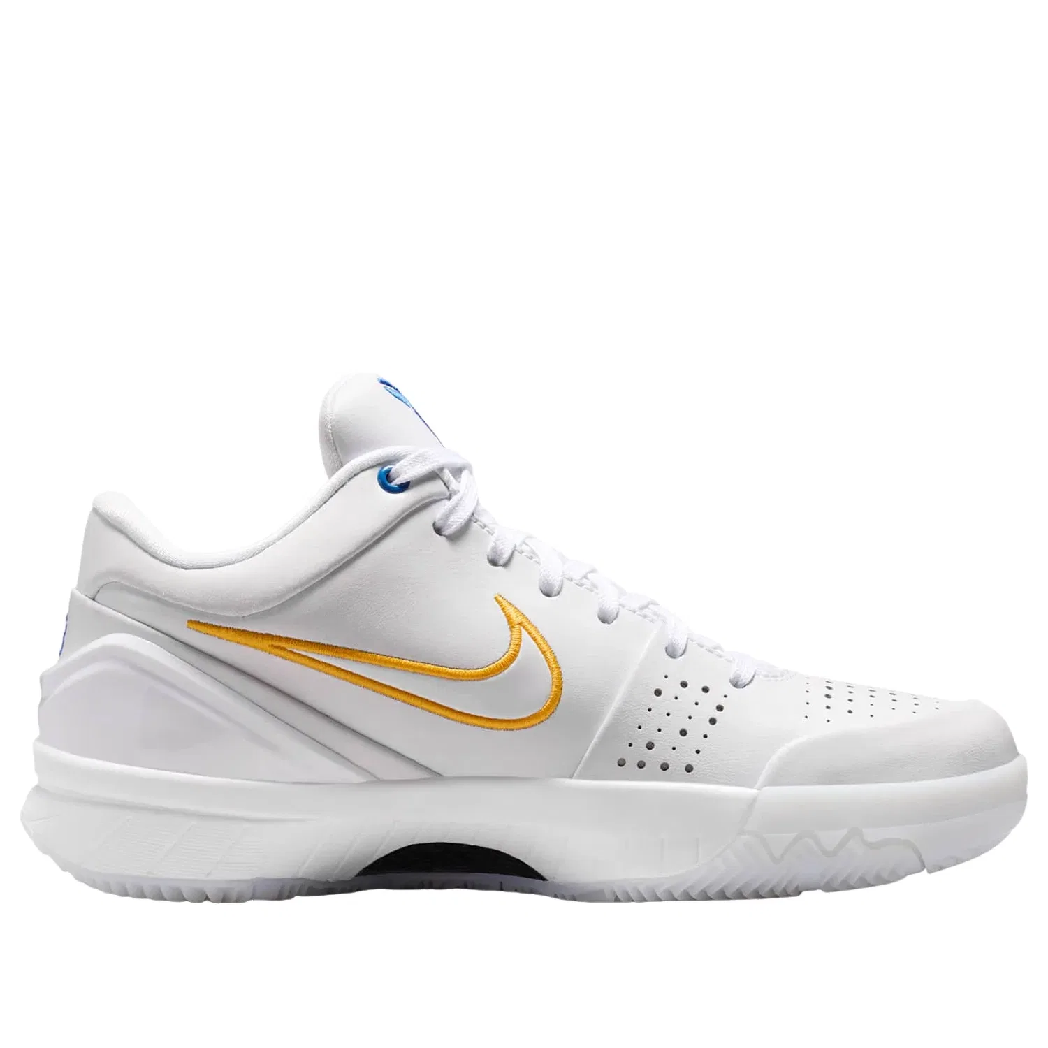 Детские кроссовки для баскетбола с низким верхом Nike Kobe 4 Draft Pack White Glacier Blue, белый — фото 2