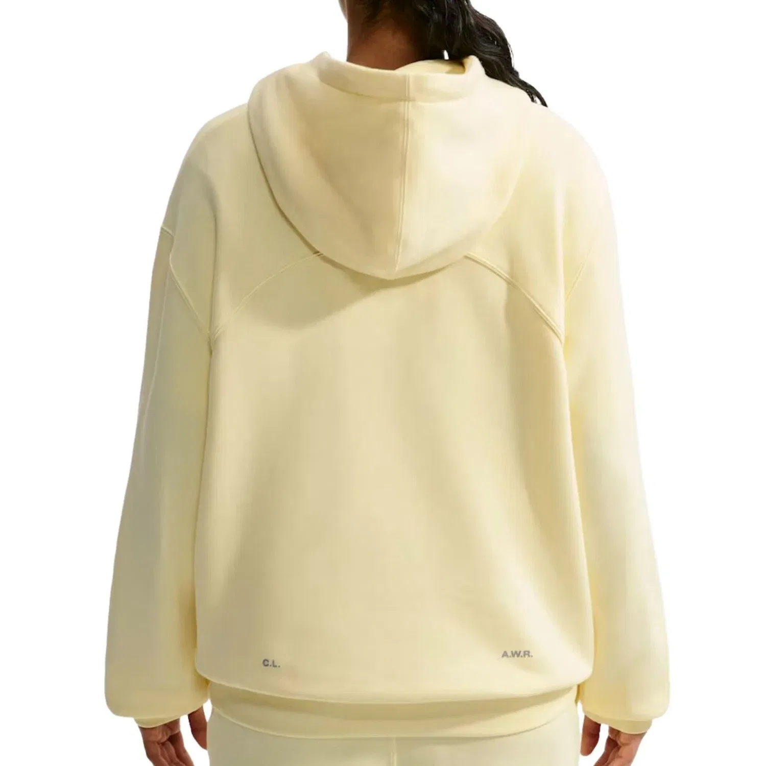 Мужское худи Nike x NOCTA Fleece CS Hoodie 2 Alabaster Stealth, желтый — фото 2