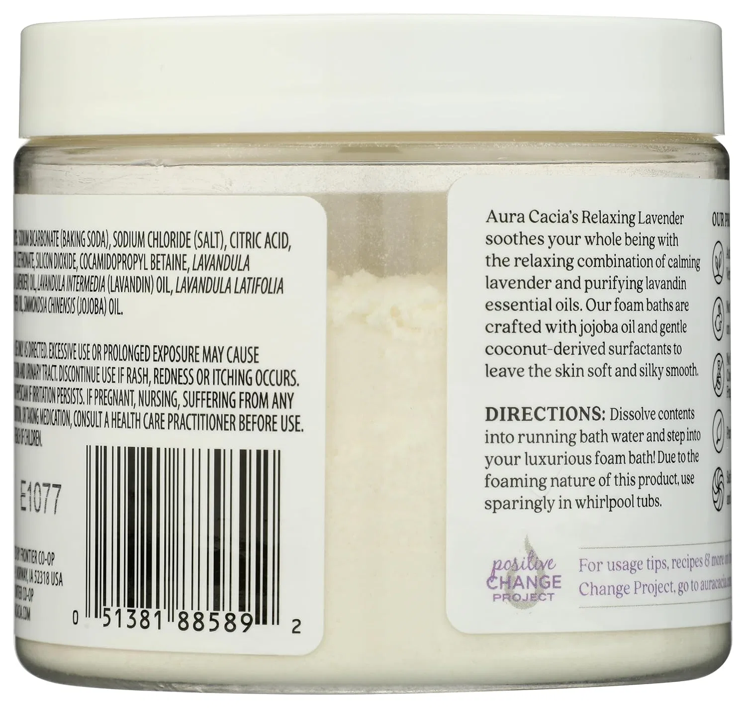 Пена для ванны Aura Cacia, Лаванда, 414 мл — фото 2